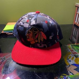 Digi digital camo camouflage Chicago blackhawks nfl SnapBack hat